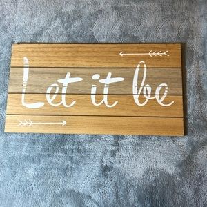 Let It Be Boho Arrow Wall Decor: